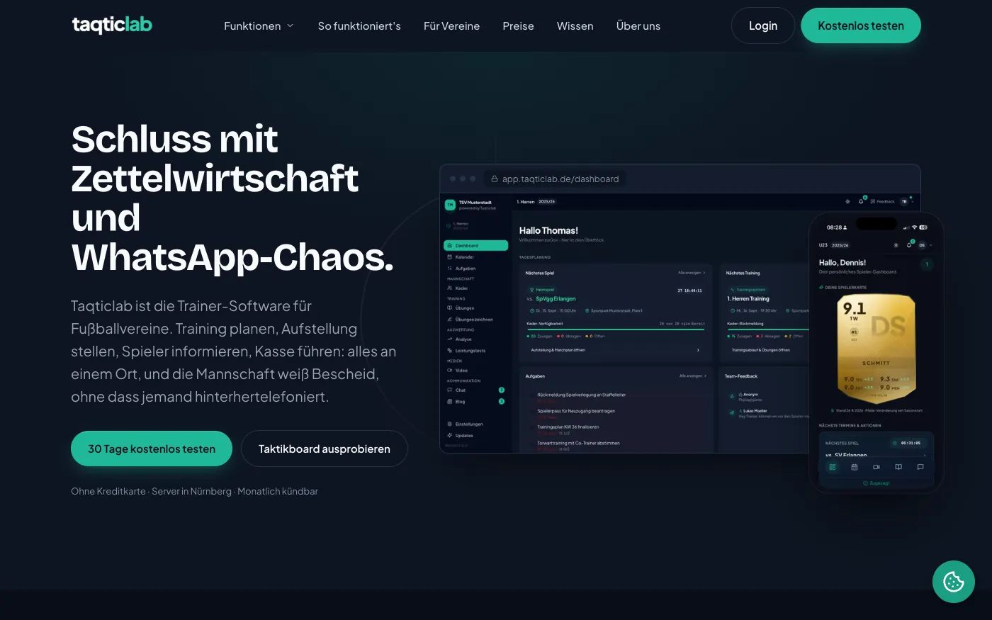 Startseite von taqticlab.de
