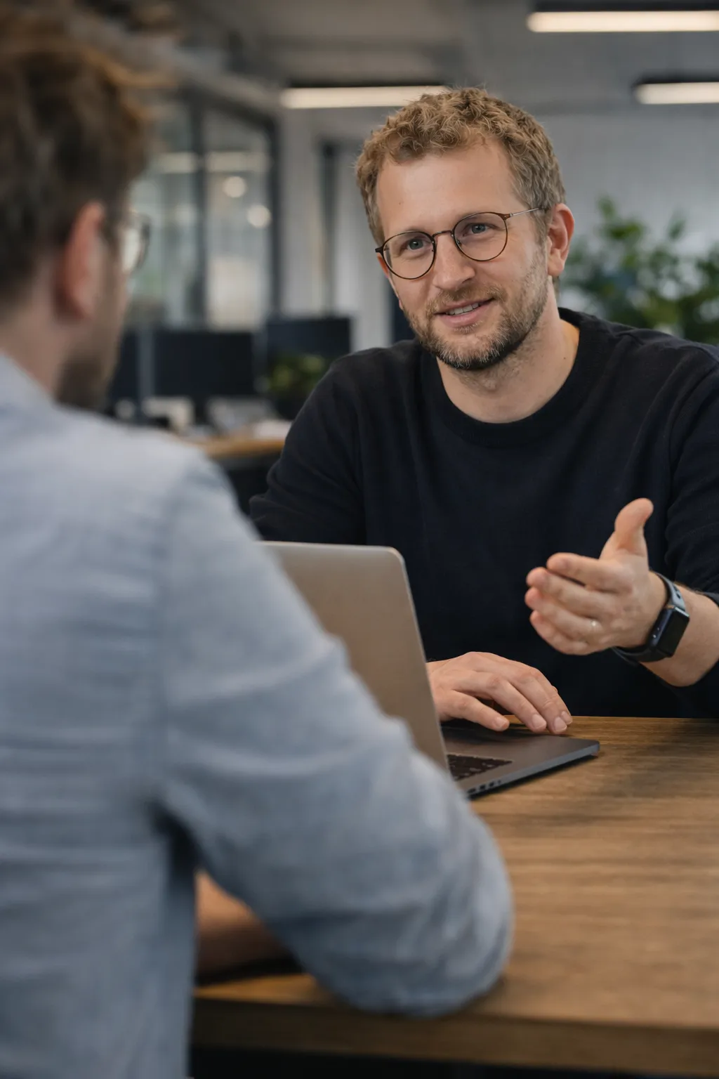 Nico Walter im Beratungsgespräch